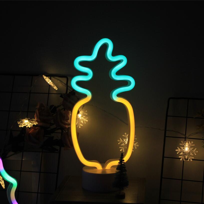 Kreative led modellierung lampe regenbogen popsicle