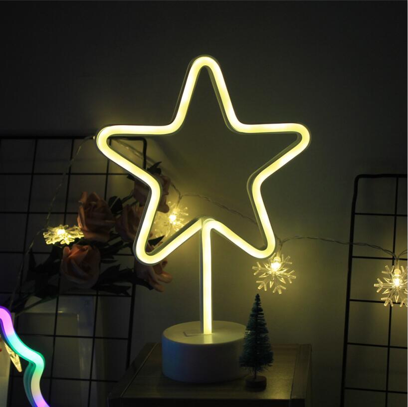 Kreative led modellierung lampe regenbogen popsicle