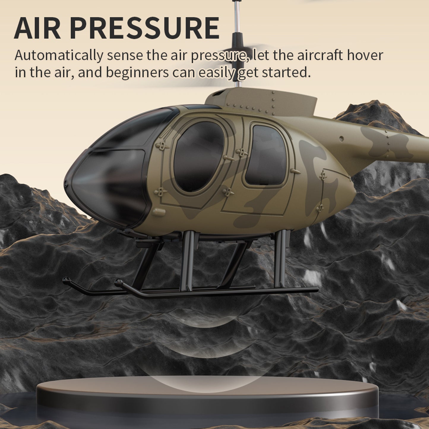 Z16 Aerodynamischer RC-Hubschrauber mit Gyroskop-Stabilität