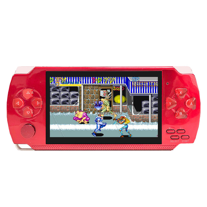 X6 8GB 10000+ Games 4.3 Inch High Definition Retro Handheld Video Game Console Game Player for GBA NES GBC GB SFC MD