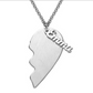 Partnerkette aus 925er Silber mit personalisierbaren Namen