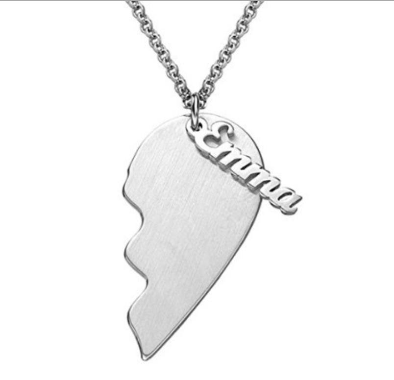 Partnerkette aus 925er Silber mit personalisierbaren Namen