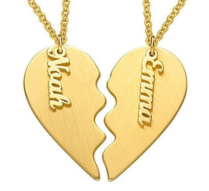 Partnerkette aus 925er Silber mit personalisierbaren Namen