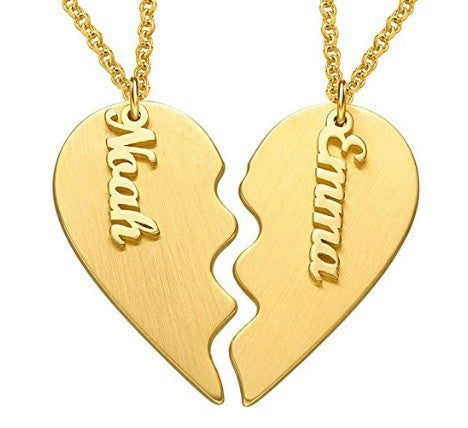 Partnerkette aus 925er Silber mit personalisierbaren Namen