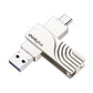 Thinkplus TPCU301 2 in 1 Type-C USB3.0 Flash Drive 32G 64G 128G 256G 360° Rotation Zinc Alloy USB Disk Portable Thumb Drive for Computer Phone