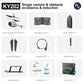 KY202 Black Bee 4CH 6-Axis 4K Dual Camera Air Gesture Obstacle Avoidance Intelligent Hover RC Helicopter RTF