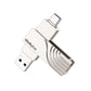 Thinkplus TPCU301 2 in 1 Type-C USB3.0 Flash Drive 32G 64G 128G 256G 360° Rotation Zinc Alloy USB Disk Portable Thumb Drive for Computer Phone