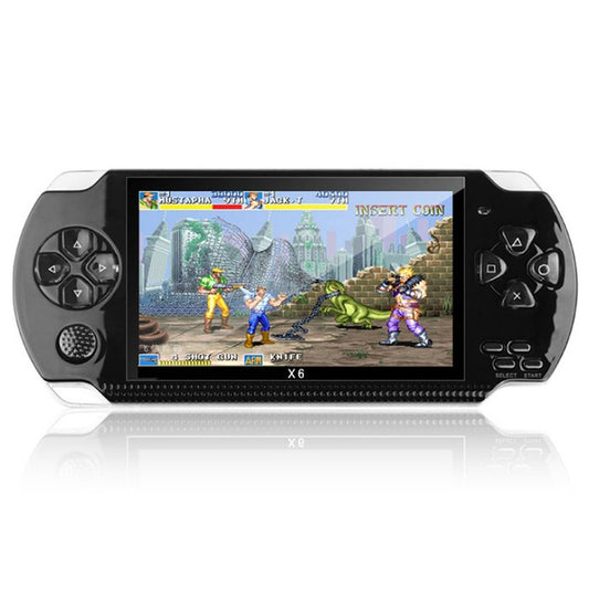 X6 8GB 10000+ Games 4.3 Inch High Definition Retro Handheld Video Game Console Game Player for GBA NES GBC GB SFC MD