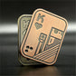 Novel Toys for Stress Relief Office Metal Poker Push Card Toy Antistress for Adults Rotate Top Gift KK anti Relieving Novelties