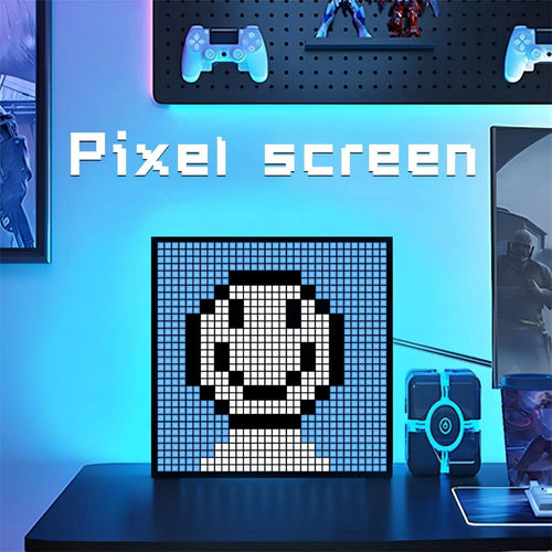 Smart LED Matrix Pixel Display RGB DIY Graffiti Bluetooth App Control Art Display for Gaming Room Decor Cool Animation Frame